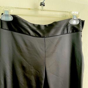 WHBM Black satin pants.